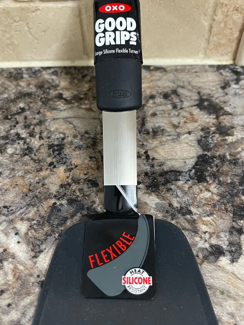 OXO Good Grips Black Silicone Flexible Turner